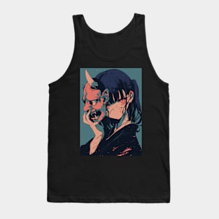 Oni Demon Girl Tank Top